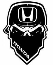 Punisher Skull Decal Jdm Racing Vinyl Car Window Sticker Honda Civic Vtec Si