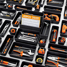 45 Pack Tool Box Organizer Tray Divider Toolbox Desk Drawer Organizergarage Or