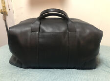 Shinola Large Caryall Black Leather Weekender Bag Os Signature Canfield Holdall