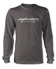 1967 Plymouth Barracuda Convertible T-shirt - Long Sleeves - Side View