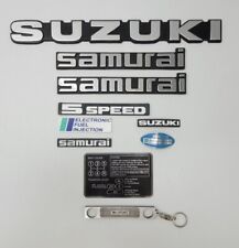 Suzuki Samurai Emblems 3m Tape X9 And Keychain