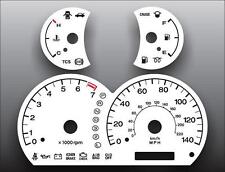 White Face Gauge Kit Fits 2001-2003 Hyundai Elantra Dash Instrument Cluster