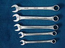 Vintage S-k Wayne 5pc Metric Combination Wrenches 8mm9mm11mm12mm And 13mm Usa