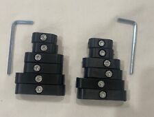 7mm 8mm Black Spark Plug Wire Separators Looms Dividers Chevy Ford Mopar 2 Set