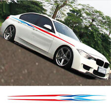 2pcs M Power Performance Car Sticker For Bmw E38 E46 E60 F35 Waist Line Stripes