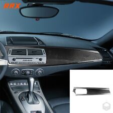 4pcs Real Carbon Fiber Center Console Dashboard Panel Cover For Bmw Z4 E85 03-08