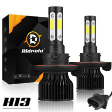 9008 H13 Led Headlight 4side Hi-lo Beam Halogen Hid Conversion Kit 6000k White