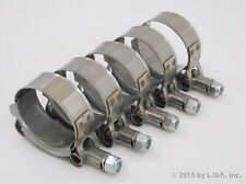 5 Hose Clamps T-bolt 38 - 44 Mm 1.5 - 1.75 1.5 Stainless Turbo Intake