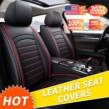 360 Full Leather Auto Seat Covers For Ford Mustang Front Row Car Cover Cushion