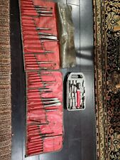 Snap-on Tools Usa 24pc Punch And Chisel Set W Kit Bags Plus Kd Striking Set