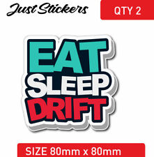 Eat Sleep Drift Sticker Car Sticker Jdm Drift Bumper Sticker Skate Decal