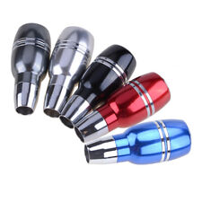 Universal Car Aluminum Automatic Gear Stick Shift Shifter Lever Knob With Button