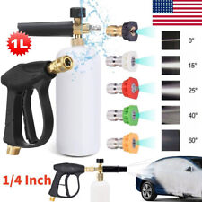 Snow Foam Pressure Washer Gun 14 Car Wash Soap Lance Cannon Spray Jet Bottle
