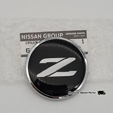 New Genuine Nissan Black Silver Z Front Emblem Jdm Z32 90-96 300zx Oem Badge