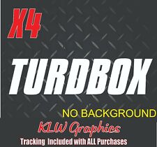 Turdbox Shitbox Certified 4x4 Stickers Xj Zj Wj Grand Turbo Diesel Truck Funny