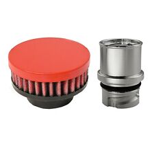 Valve Cover Breather Oil Cap For 2010-13 Mazdaspeed3 2.3l Mzr Wrinkle Red