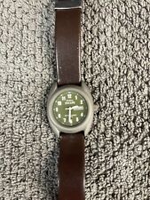 Vintage 2005 Armitron Escape Esc502 Military Green Dial 165ft Wr Quartz Watch