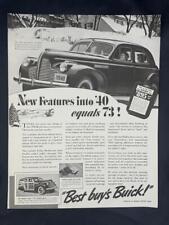 Magazine Ad - 1940 - Buick Super Model 51 - 1