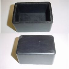 2 Ea Rubber External End Covers For 2 X 3 Rect. Tubing