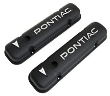 Pontiac Valve Covers Raised Letter Cast Alum 55-81 350 389 400 421 428 455
