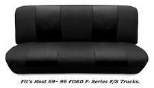 Mesh Black Full Size Bench Seat Cover Fits Most 69-96 Ford F- Series Fstrucks.