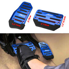 Non Slip Automatic Gas Brake Blue Foot Pedal Pad Cover Car Auto Accessories