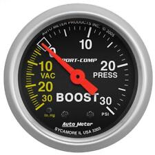 Auto Meter 3303 2in Boost-vacpress 30 In. Hg30 Psi Mech