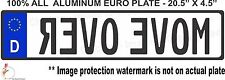 Euro Style Tag Bmw European License Plate Move Over