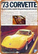Metal Sign - 1973 Corvette - Vintage Look Reproduction