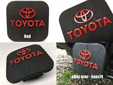 Fits Toyota 4runner Trailer Hitch Plug Cover Decal - Red