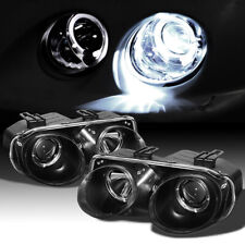 For Acura Integra 98-01 Gsrtype-r Jdm Black Halo Projector Headlight Lamp Lhrh
