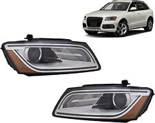 For Audi Q5 2013 14 15 16 2017 Hidxenon Tyc Headlights Set With Led Drl Pair