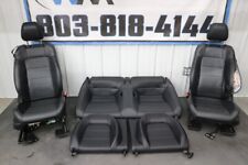 2015-2017 Ford Mustang Gt Black Leather Seat Set Power -oem