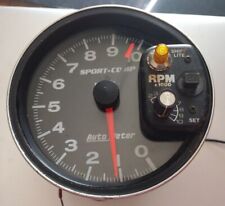 Autometer 3903 Sport-comp Tachometer 5 10k Rpm Pedestal W Int. Shift-lite