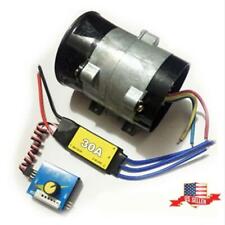 12v 380w Car Electric Turbine Turbo Charger Boost Air Intake Fan Brushless Kit