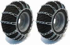 Pair 2 Link Tire Chain 18x9.5x8 18 X 9.50-8 18 X 9.5 X 8 18x9.5x8 Snow Blowers