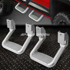2 Aluminum Side Steps For Chevy Gmc Dodge Ford Toyota Pickup Trucks Suvs Silver