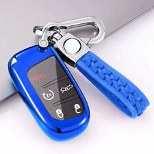 Remote Car Key Fob Tpu Key Case Cover For Dodge Charger Jeep Cherokee Chrysler