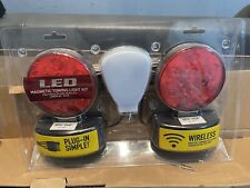 New Wireless Led Magnetic Towing Trailer Brake Light Kit.