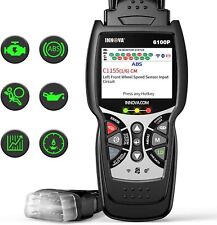 Innova 6100p Obd2 Code Reader Scanner Diagnostic Check Abs Srs Engine Battery