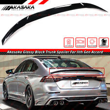 For 2023-2024 Honda Accord Authentic Akasaka V1 Sport Glossy Black Trunk Spoiler
