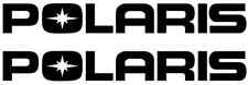 2x Stickers For Polaris Atv Utv Snowmobile Vinyl Decal Window Or Bumper