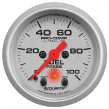 Auto Meter 4371 2-116 Ultra-lite Electric Fuel Pressure Gauge 0-100 Psi