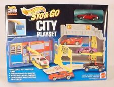 Hot Wheels 65602 Sto And Go City Playset W Htf Red 82 Supra Mip