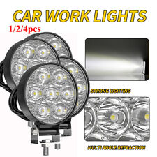 4pc 2.5 Inch Round Led Work Light Bar Flood Spot Lights Driving Lamp Offroad Car
