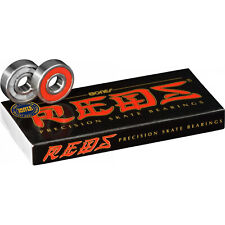 Bones Reds Skateboard Bearings 8-pack 8mm Precision Size 608 Standard