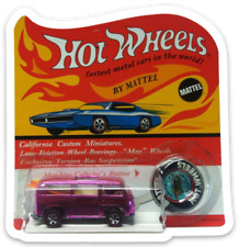 Magnet For Fridge Hot Wheels 1969 Rear Loading Beach Bomb Pink Vw Bus No Car