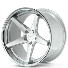 20 Ferrada Wheels Fr3 Silver Machined Chrome Lip Rims And Tires With Tpms