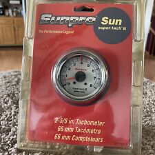 Vintage Sunpro Super Tach 2 8000rpm 2 58 In Cp 7911 Sealed Lighted Nice 