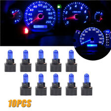 10pcs Blue T5 Smd Car Led Dashboard Instrument Interior Light Bulb Accessories